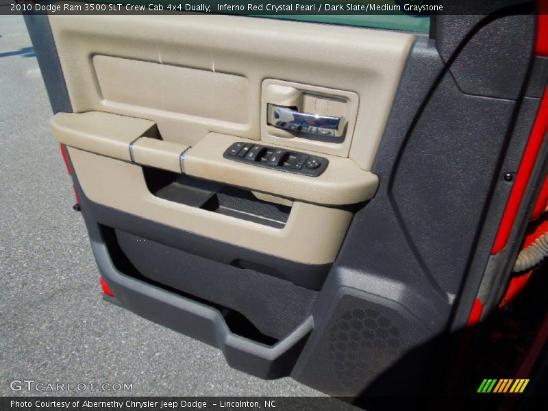 Inferno Red Crystal Pearl / Dark Slate/Medium Graystone 2010 Dodge Ram 3500 SLT Crew Cab 4x4 Dually