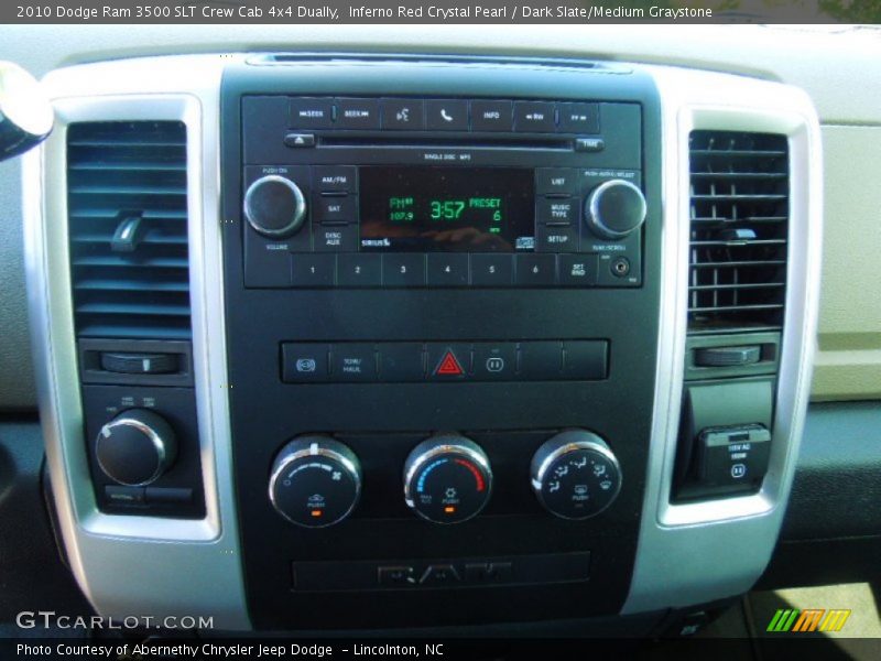 Inferno Red Crystal Pearl / Dark Slate/Medium Graystone 2010 Dodge Ram 3500 SLT Crew Cab 4x4 Dually