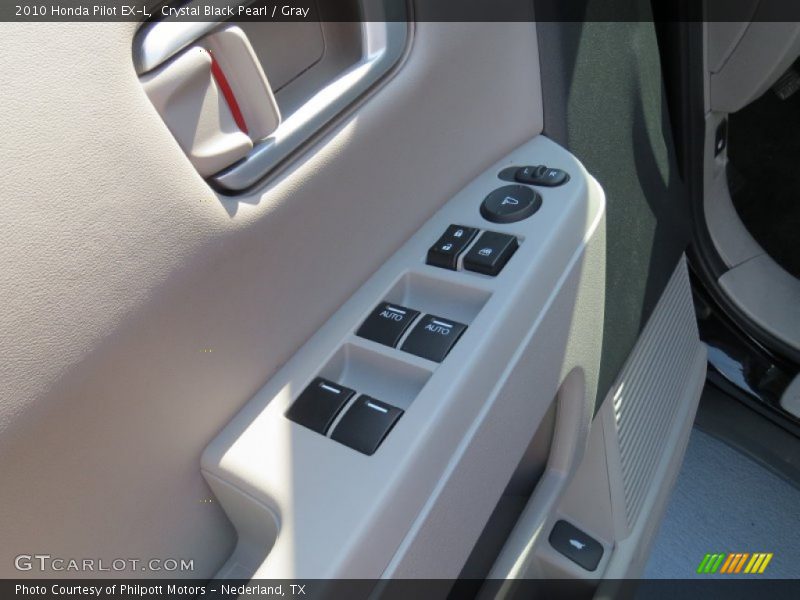 Crystal Black Pearl / Gray 2010 Honda Pilot EX-L