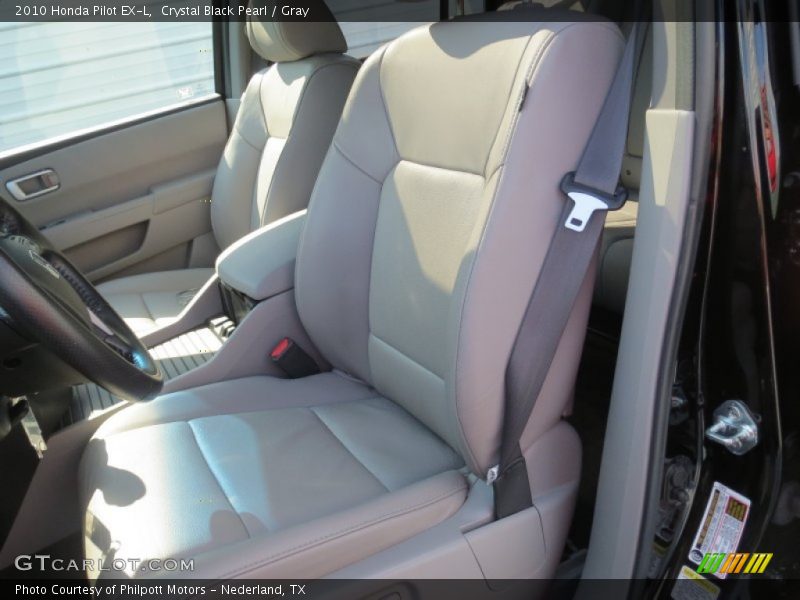 Crystal Black Pearl / Gray 2010 Honda Pilot EX-L