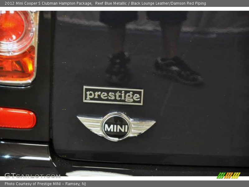 Reef Blue Metallic / Black Lounge Leather/Damson Red Piping 2012 Mini Cooper S Clubman Hampton Package