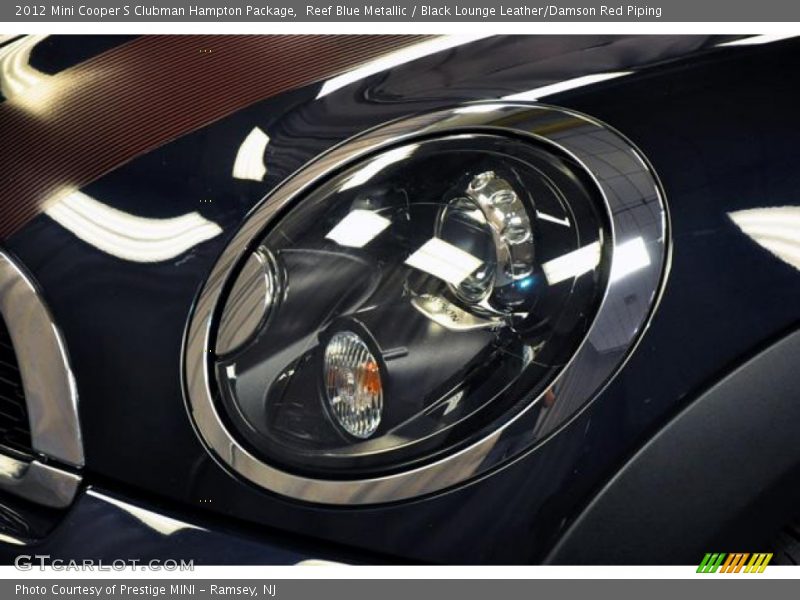 Reef Blue Metallic / Black Lounge Leather/Damson Red Piping 2012 Mini Cooper S Clubman Hampton Package