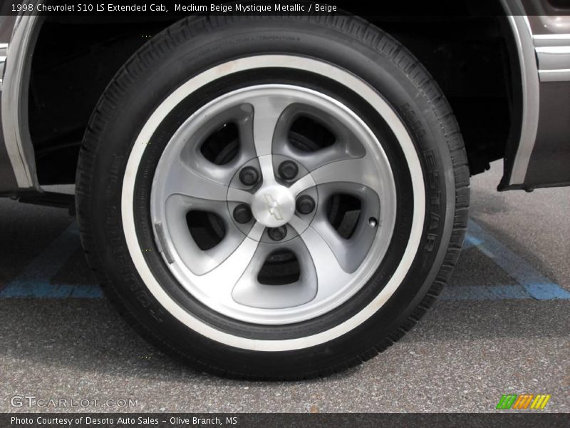 Medium Beige Mystique Metallic / Beige 1998 Chevrolet S10 LS Extended Cab