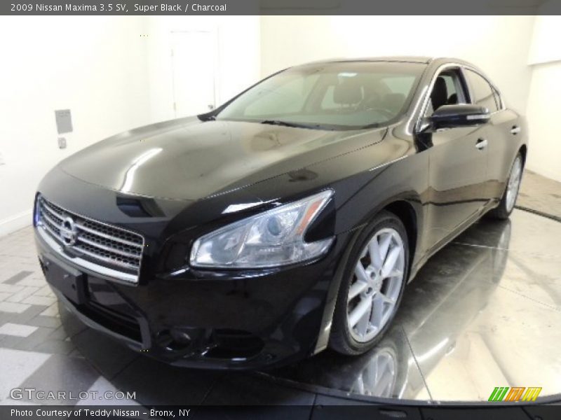 Super Black / Charcoal 2009 Nissan Maxima 3.5 SV