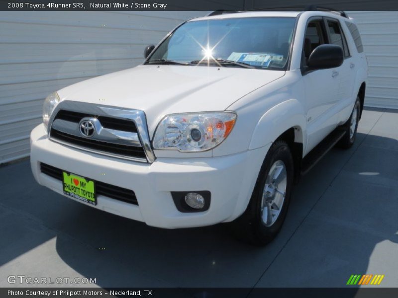 Natural White / Stone Gray 2008 Toyota 4Runner SR5