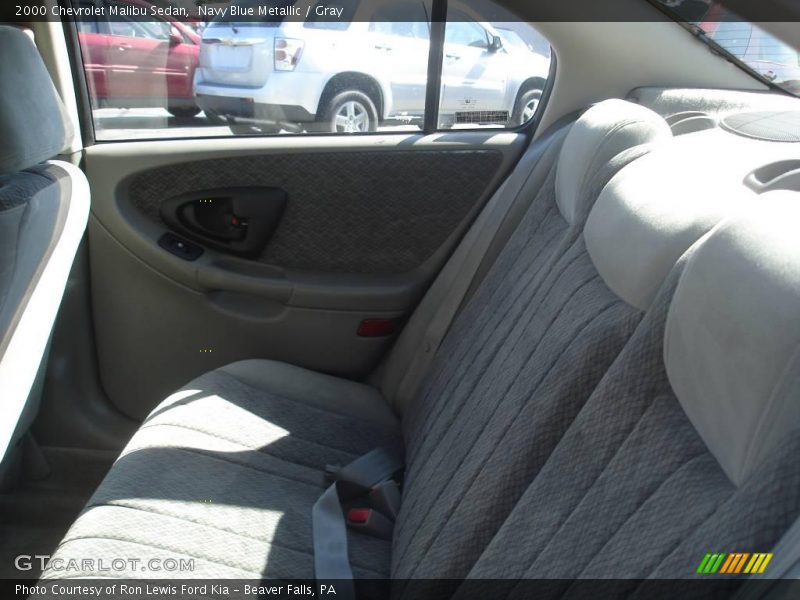 Navy Blue Metallic / Gray 2000 Chevrolet Malibu Sedan