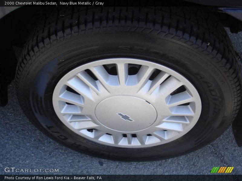 Navy Blue Metallic / Gray 2000 Chevrolet Malibu Sedan