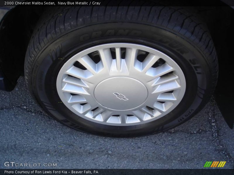 Navy Blue Metallic / Gray 2000 Chevrolet Malibu Sedan