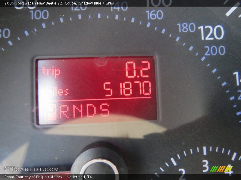 Shadow Blue / Grey 2006 Volkswagen New Beetle 2.5 Coupe