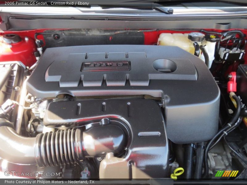 Crimson Red / Ebony 2006 Pontiac G6 Sedan