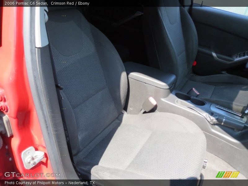Crimson Red / Ebony 2006 Pontiac G6 Sedan