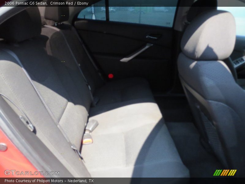 Crimson Red / Ebony 2006 Pontiac G6 Sedan