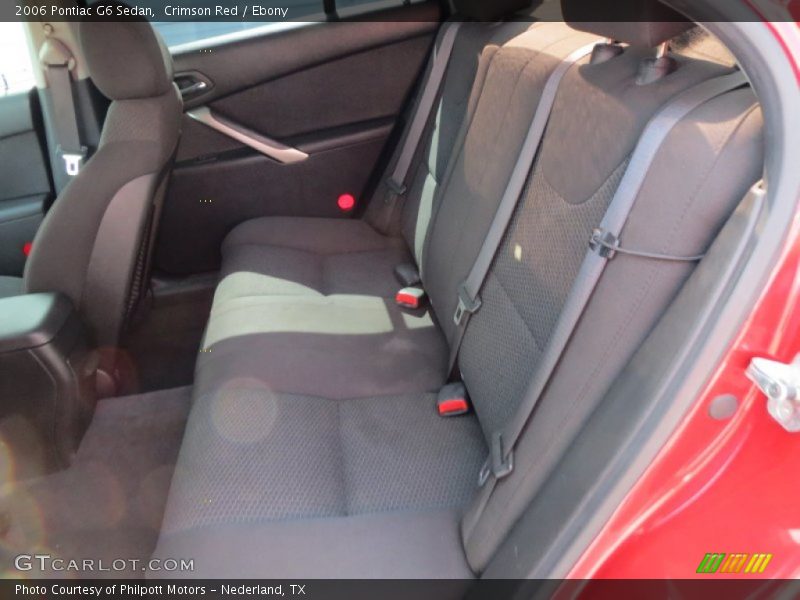 Crimson Red / Ebony 2006 Pontiac G6 Sedan