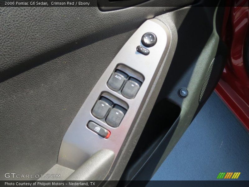 Crimson Red / Ebony 2006 Pontiac G6 Sedan