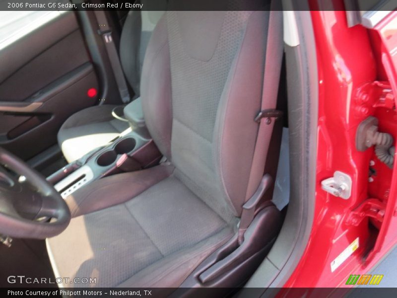 Crimson Red / Ebony 2006 Pontiac G6 Sedan