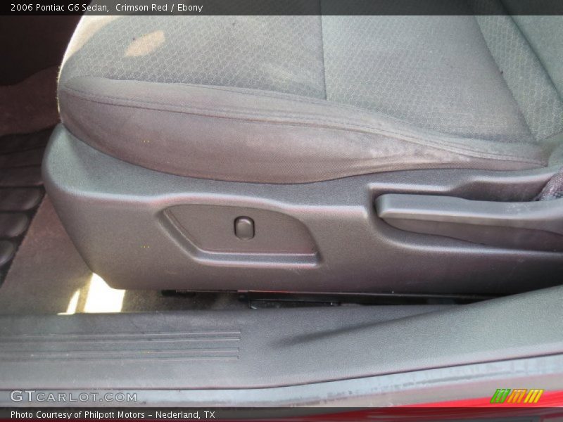 Crimson Red / Ebony 2006 Pontiac G6 Sedan
