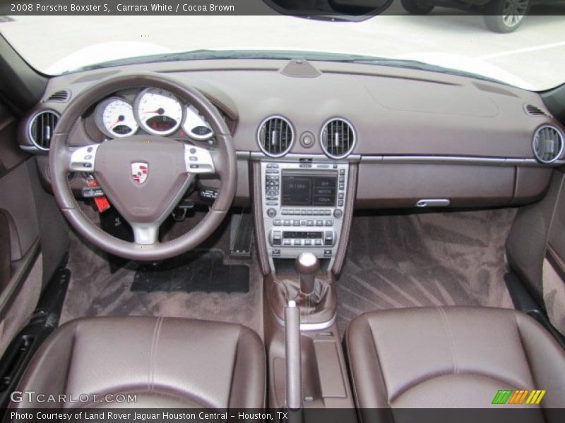 Dashboard of 2008 Boxster S