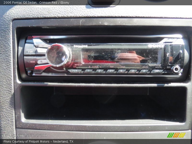 Crimson Red / Ebony 2006 Pontiac G6 Sedan