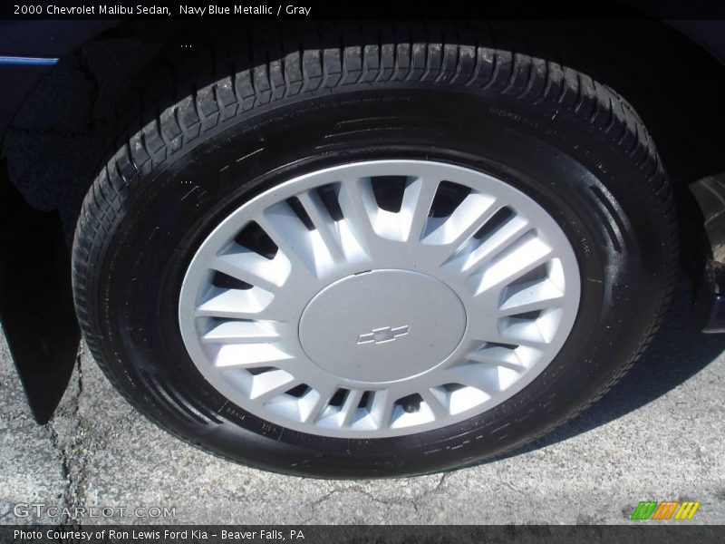 Navy Blue Metallic / Gray 2000 Chevrolet Malibu Sedan