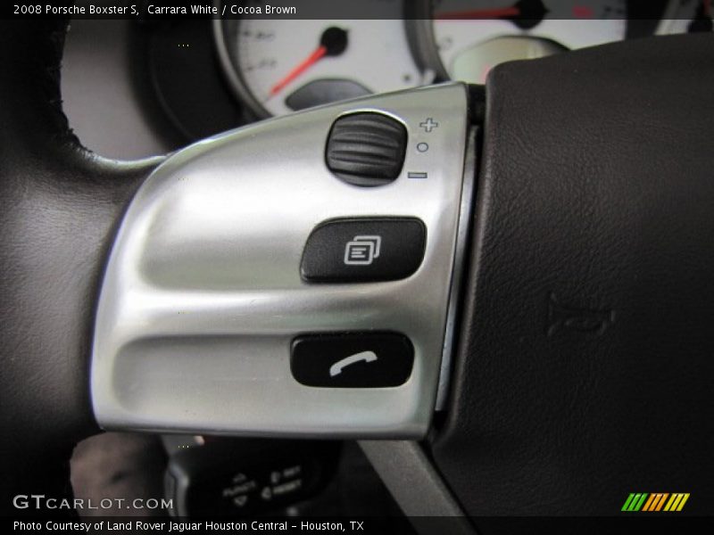 Controls of 2008 Boxster S