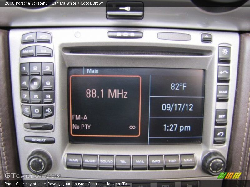 Audio System of 2008 Boxster S