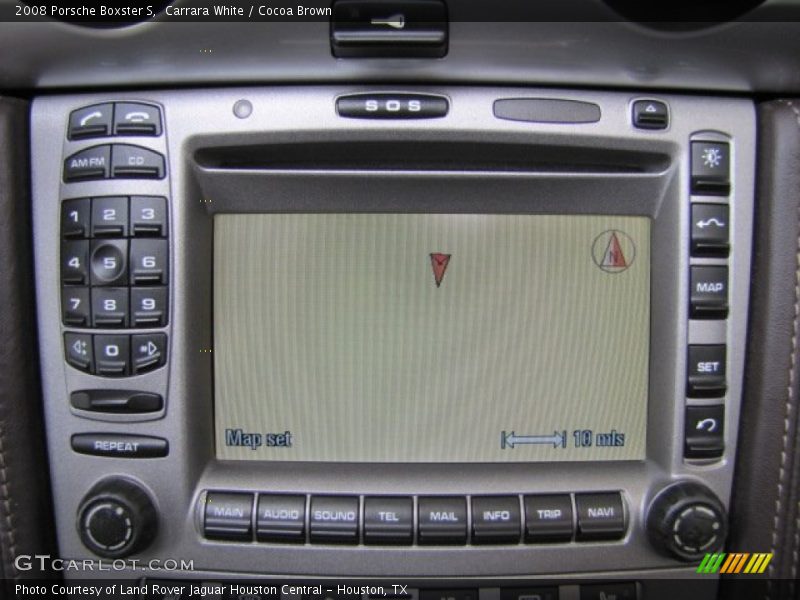Navigation of 2008 Boxster S