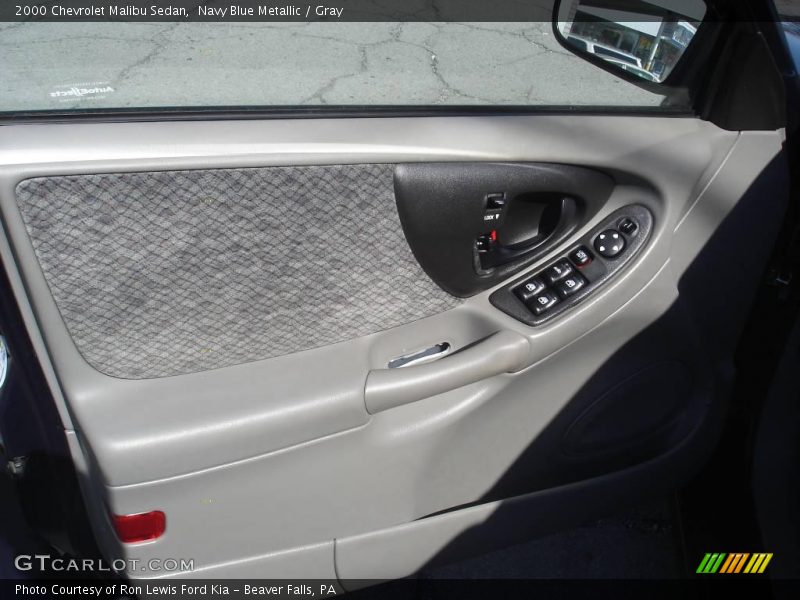 Navy Blue Metallic / Gray 2000 Chevrolet Malibu Sedan