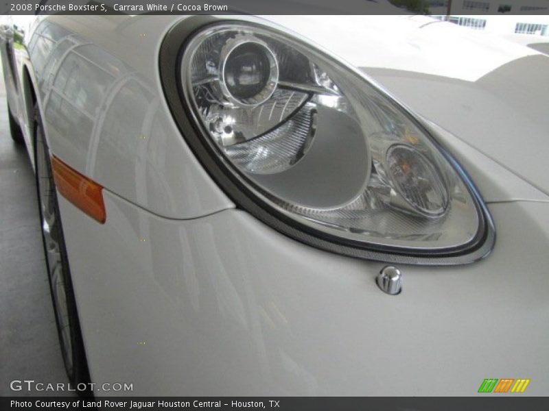 Carrara White / Cocoa Brown 2008 Porsche Boxster S