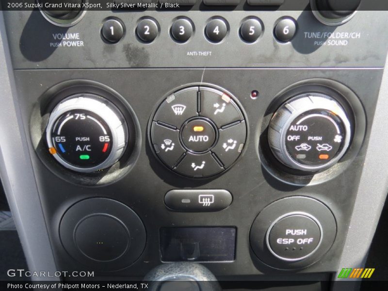 Controls of 2006 Grand Vitara XSport