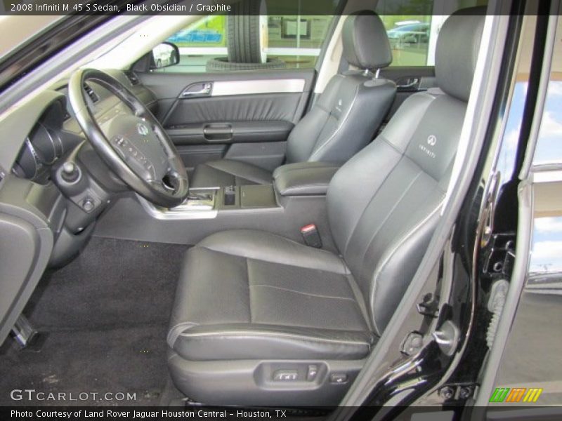 Black Obsidian / Graphite 2008 Infiniti M 45 S Sedan