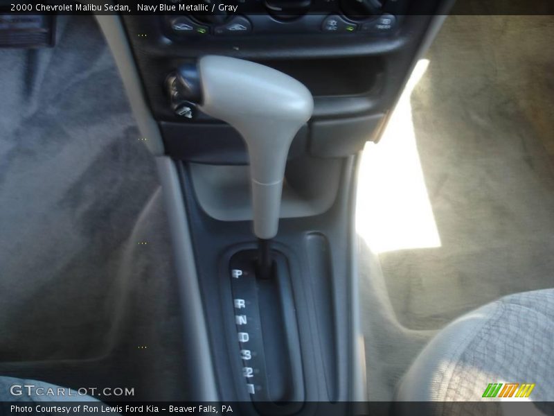 Navy Blue Metallic / Gray 2000 Chevrolet Malibu Sedan