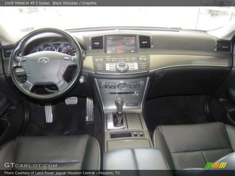 Black Obsidian / Graphite 2008 Infiniti M 45 S Sedan