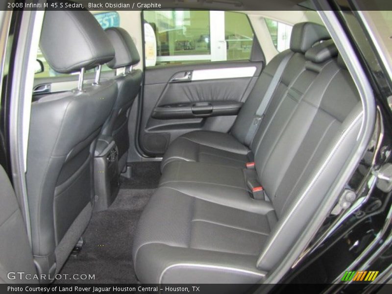 Black Obsidian / Graphite 2008 Infiniti M 45 S Sedan