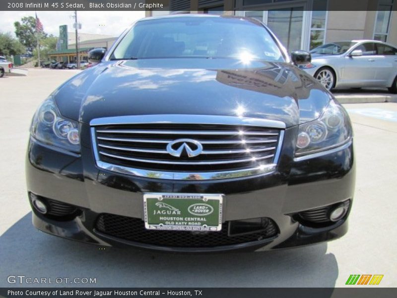 Black Obsidian / Graphite 2008 Infiniti M 45 S Sedan