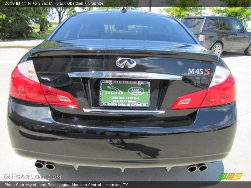 Black Obsidian / Graphite 2008 Infiniti M 45 S Sedan
