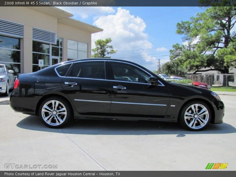 Black Obsidian / Graphite 2008 Infiniti M 45 S Sedan