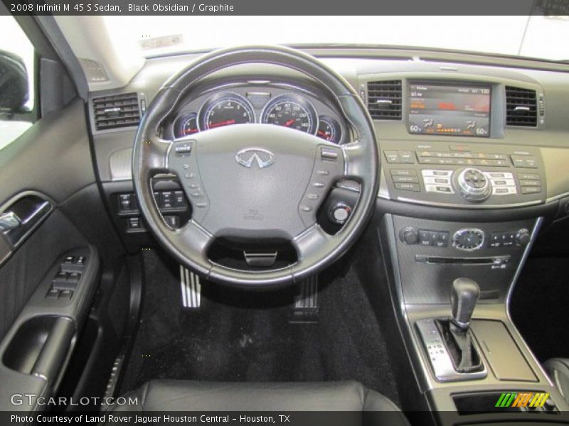 Black Obsidian / Graphite 2008 Infiniti M 45 S Sedan