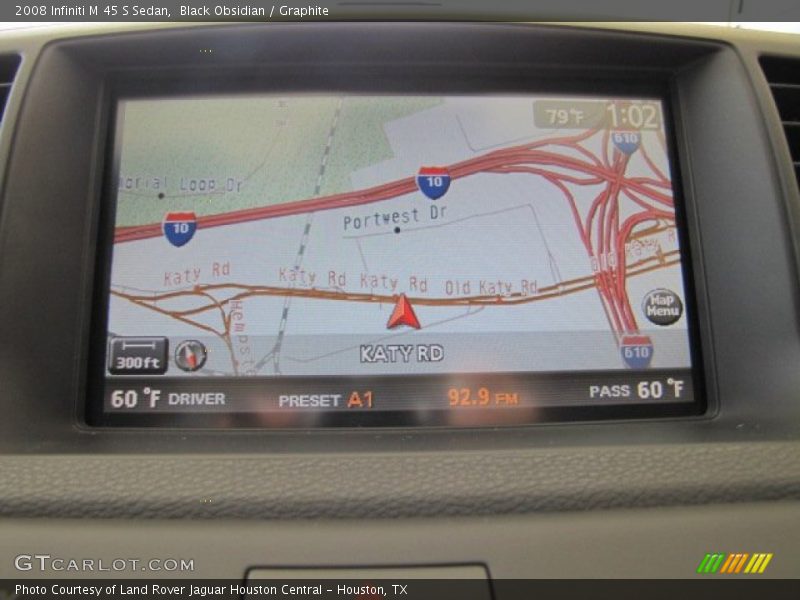 Black Obsidian / Graphite 2008 Infiniti M 45 S Sedan