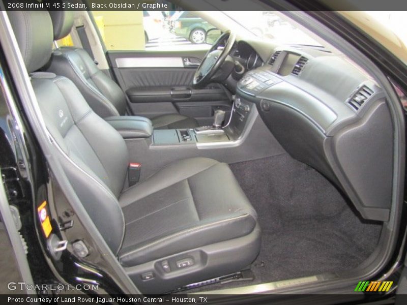 Black Obsidian / Graphite 2008 Infiniti M 45 S Sedan