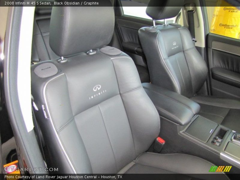 Black Obsidian / Graphite 2008 Infiniti M 45 S Sedan