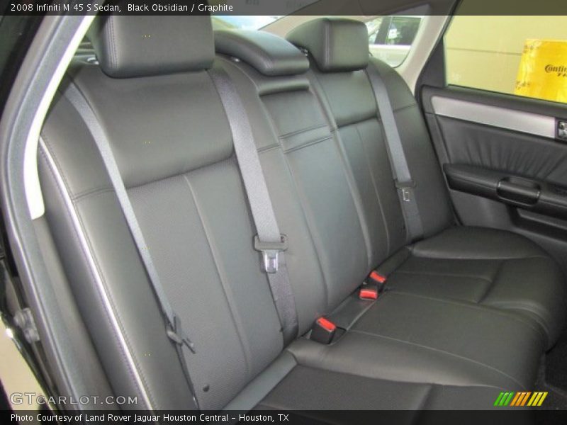 Black Obsidian / Graphite 2008 Infiniti M 45 S Sedan