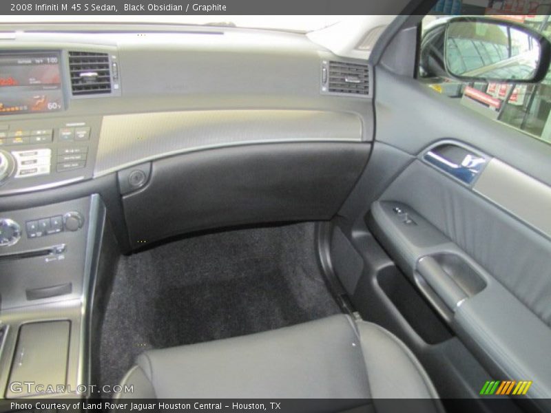 Black Obsidian / Graphite 2008 Infiniti M 45 S Sedan