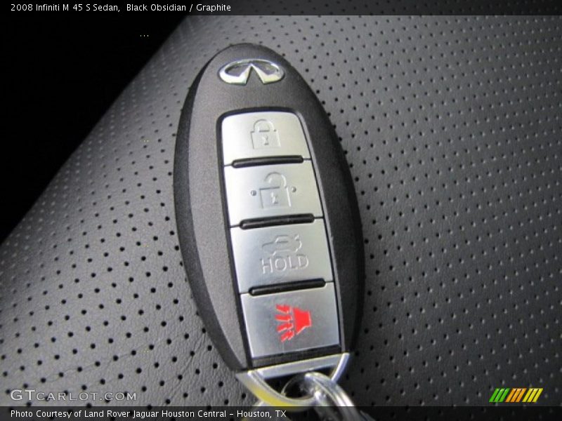 Black Obsidian / Graphite 2008 Infiniti M 45 S Sedan