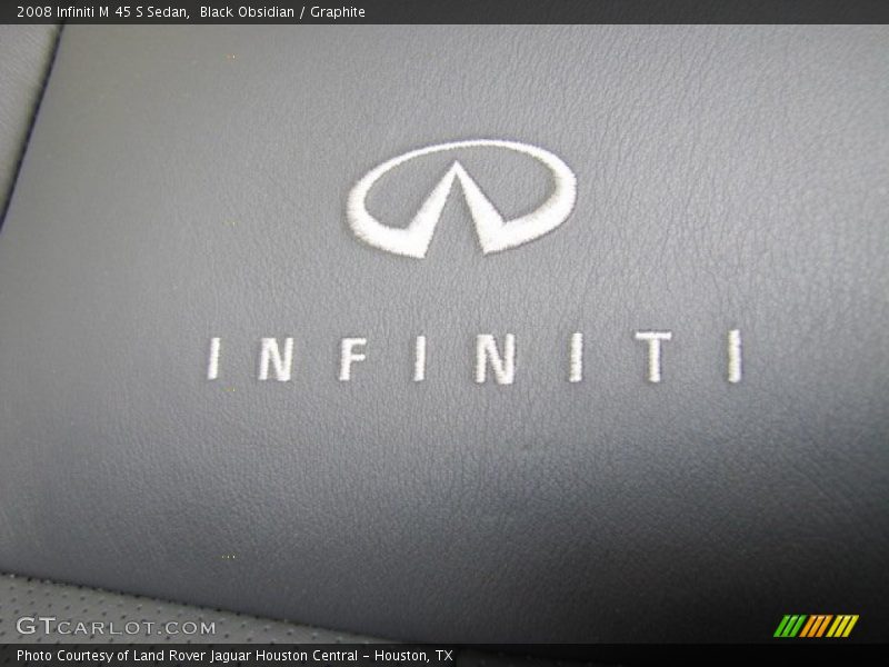 Black Obsidian / Graphite 2008 Infiniti M 45 S Sedan