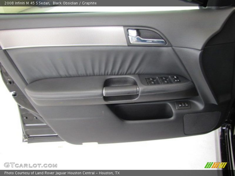 Black Obsidian / Graphite 2008 Infiniti M 45 S Sedan