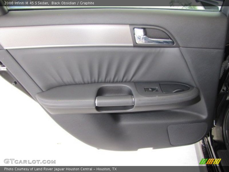Black Obsidian / Graphite 2008 Infiniti M 45 S Sedan