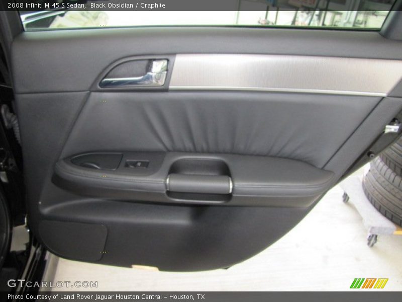 Black Obsidian / Graphite 2008 Infiniti M 45 S Sedan