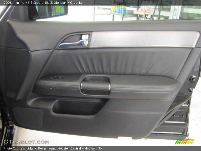 Black Obsidian / Graphite 2008 Infiniti M 45 S Sedan