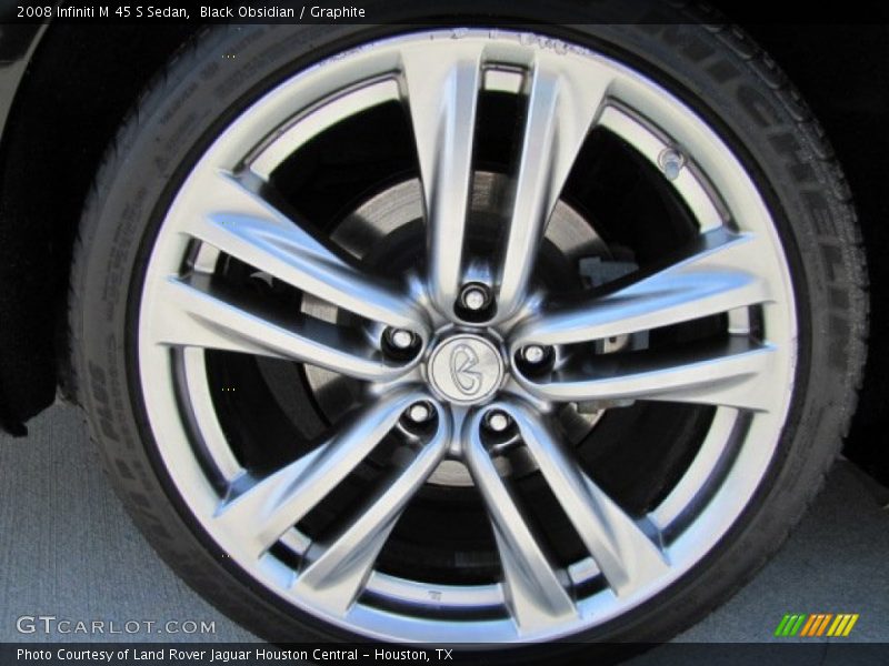 Black Obsidian / Graphite 2008 Infiniti M 45 S Sedan