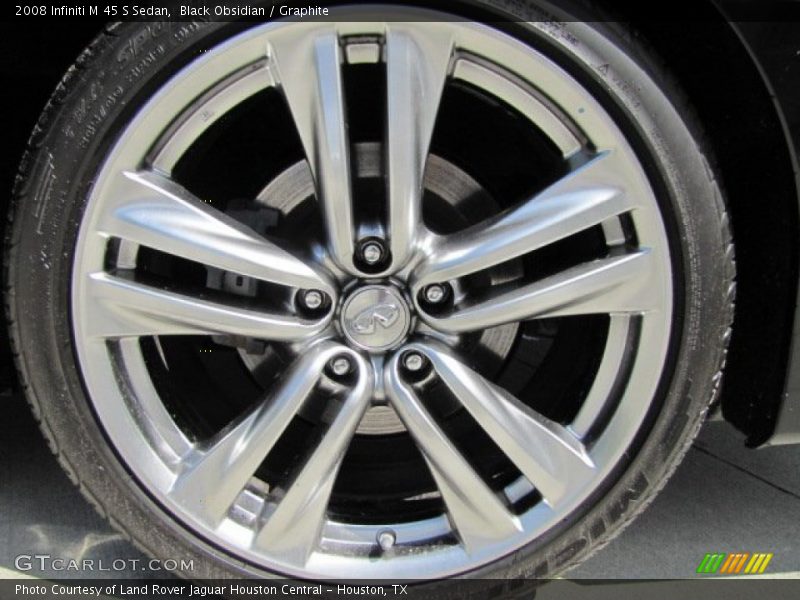 Black Obsidian / Graphite 2008 Infiniti M 45 S Sedan